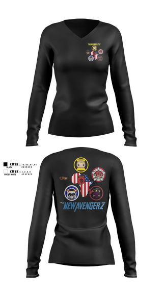 Womens Long Sleeve Vneck Shirt, IO J39, Army, Teamtime, Team time, sublimation, custom sports apparel, team uniforms, spirit wear, spiritwear, sports uniforms, custom shirts, team store, custom team store, fundraiser sports, apparel fundraiser