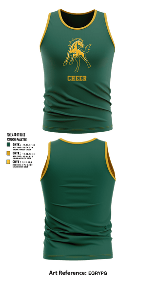 Tank Top, San Marin Mustngs, Cheer, Teamtime, Team time, sublimation, custom sports apparel, team uniforms, spirit wear, spiritwear, sports uniforms, custom shirts, team store, custom team store, fundraiser sports, apparel fundraiser