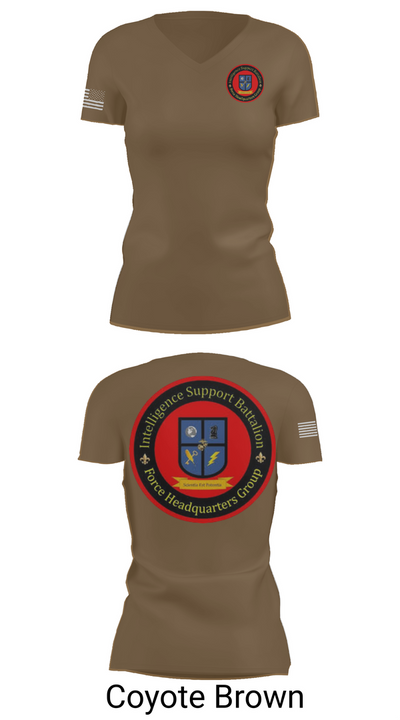 Intelligence Support Battalion 57442174 Women's Short Sleeve V-neck Shirt - 8