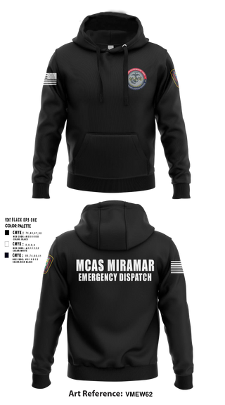 Hoodie, MCAS Miramar Emergency Dispatch, Marines, Teamtime, Team time, sublimation, custom sports apparel, team uniforms, spirit wear, spiritwear, sports uniforms, custom shirts, team store, custom team store, fundraiser sports, apparel fundraiser