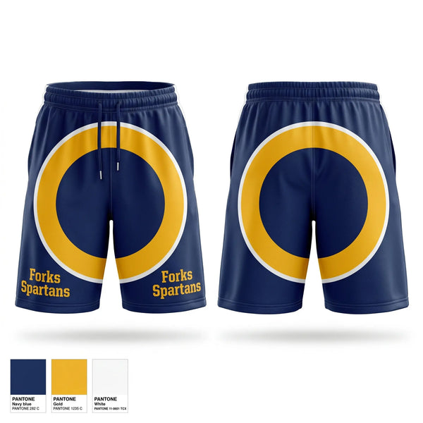Athletic Shorts With Pockets, Forks Spartans, Baseball, Teamtime, Team time, sublimation, custom sports apparel, team uniforms, spirit wear, spiritwear, sports uniforms, custom shirts, team store, custom team store, fundraiser sports, apparel fundraiser