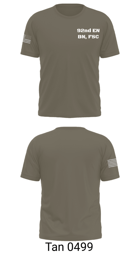 Short Sleeve Performance Shirt, 92nd EN BN, FSC, Army, Teamtime, Team time, sublimation, custom sports apparel, team uniforms, spirit wear, spiritwear, sports uniforms, custom shirts, team store, custom team store, fundraiser sports, apparel fundraiser