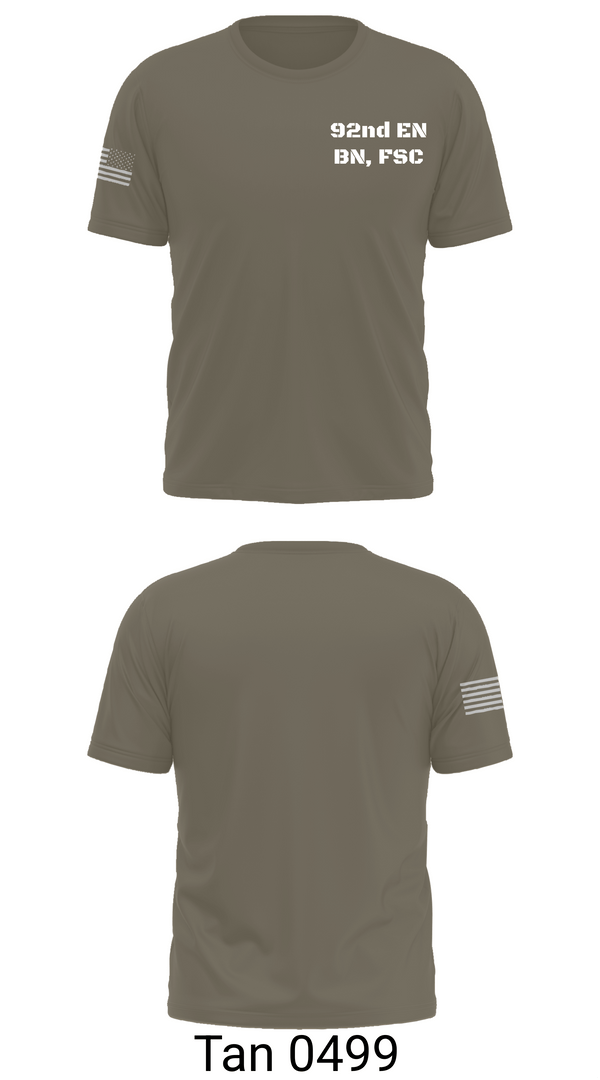 Short Sleeve Performance Shirt, 92nd EN BN, FSC, Army, Teamtime, Team time, sublimation, custom sports apparel, team uniforms, spirit wear, spiritwear, sports uniforms, custom shirts, team store, custom team store, fundraiser sports, apparel fundraiser