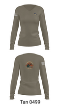 Cooper River Crab Bandits 83296088 Women's Long Sleeve V-neck Shirt - 73