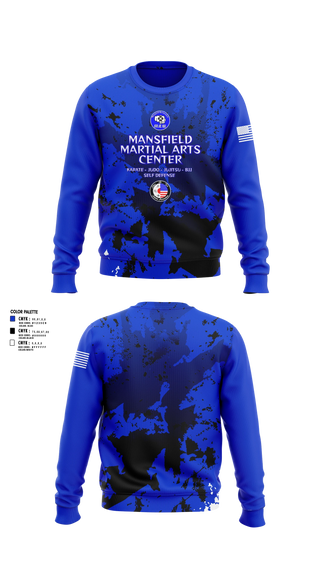 Crew Neck Sweatshirt, Mansfield Martial Arts Center, , Teamtime, Team time, sublimation, custom sports apparel, team uniforms, spirit wear, spiritwear, sports uniforms, custom shirts, team store, custom team store, fundraiser sports, apparel fundraiser