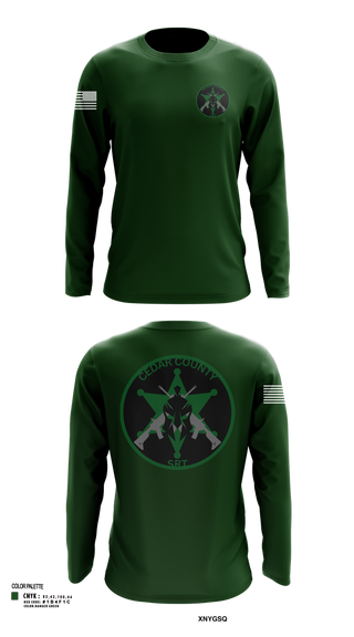 Long Sleeve Performance Shirt, CEDAR COUNTY SRT, Police, Teamtime, Team time, sublimation, custom sports apparel, team uniforms, spirit wear, spiritwear, sports uniforms, custom shirts, team store, custom team store, fundraiser sports, apparel fundraiser