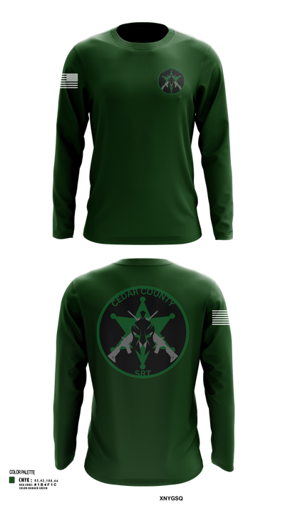 CEDAR COUNTY SRT 26939757 Long Sleeve Performance Shirt 1