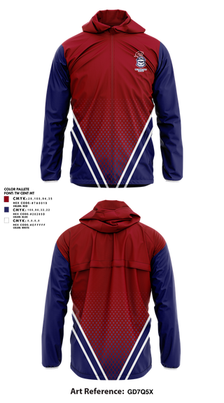 Windbreaker, Wall Knights Youth Football, , Teamtime, Team time, sublimation, custom sports apparel, team uniforms, spirit wear, spiritwear, sports uniforms, custom shirts, team store, custom team store, fundraiser sports, apparel fundraiser