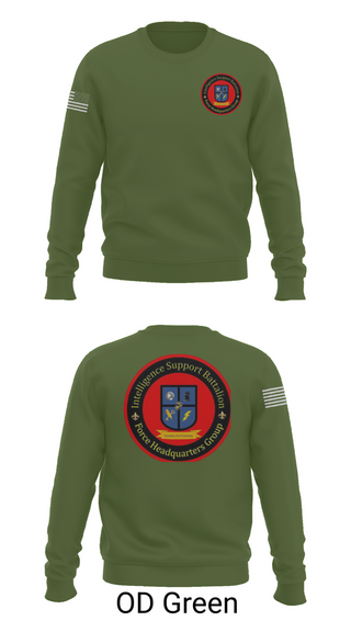 Crew Neck Sweatshirt, Intelligence Support Battalion, , Teamtime, Team time, sublimation, custom sports apparel, team uniforms, spirit wear, spiritwear, sports uniforms, custom shirts, team store, custom team store, fundraiser sports, apparel fundraiser
