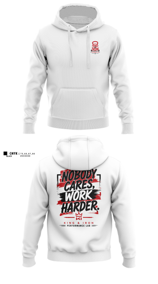 Hoodie, King & Iron, , Teamtime, Team time, sublimation, custom sports apparel, team uniforms, spirit wear, spiritwear, sports uniforms, custom shirts, team store, custom team store, fundraiser sports, apparel fundraiser