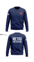 Metro Fire Rescue 12557495 Crew Neck Sweatshirt - 105