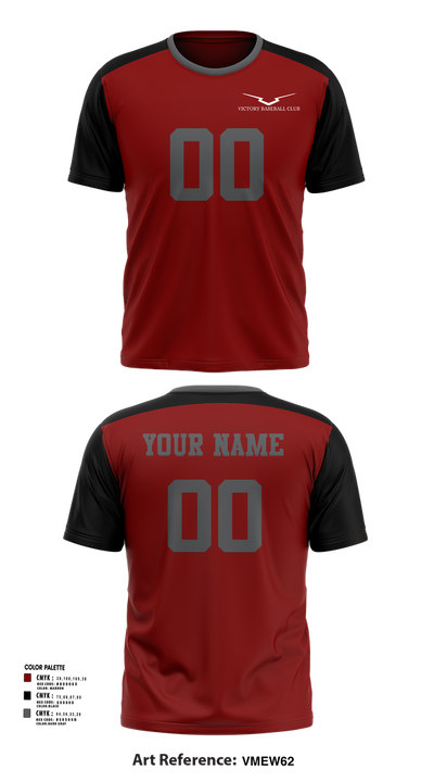 Victory Baseball 47093427 Short Sleeve Performance Shirt - 4