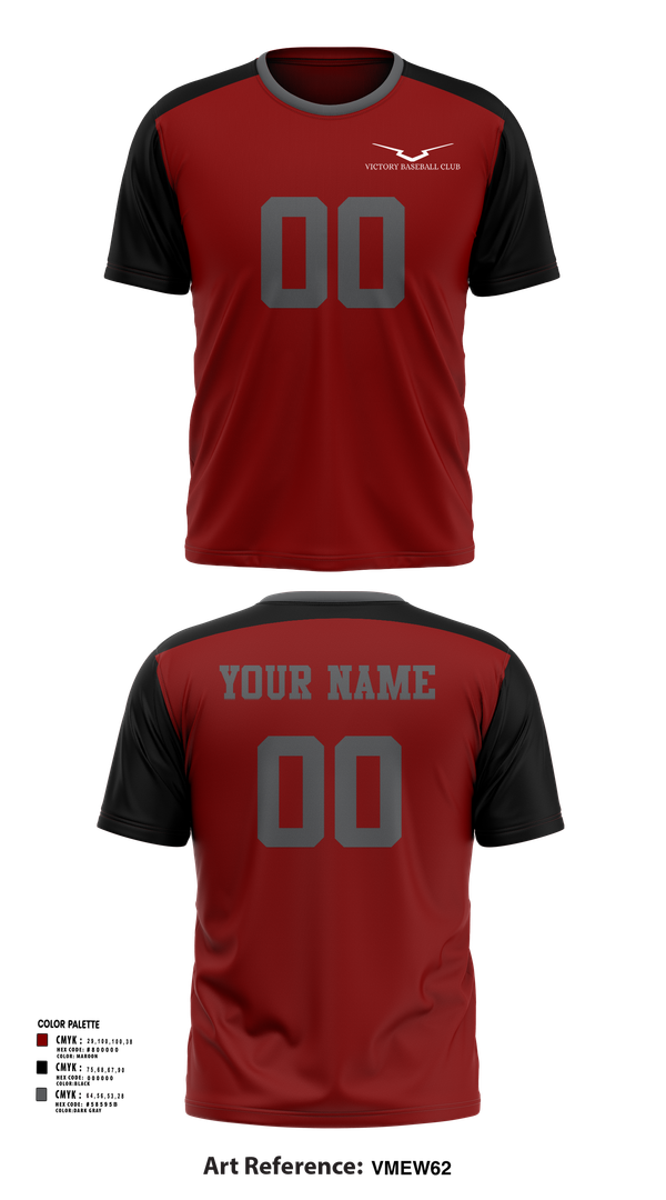 Short Sleeve Performance Shirt, Victory Baseball, Baseball, Teamtime, Team time, sublimation, custom sports apparel, team uniforms, spirit wear, spiritwear, sports uniforms, custom shirts, team store, custom team store, fundraiser sports, apparel fundraiser