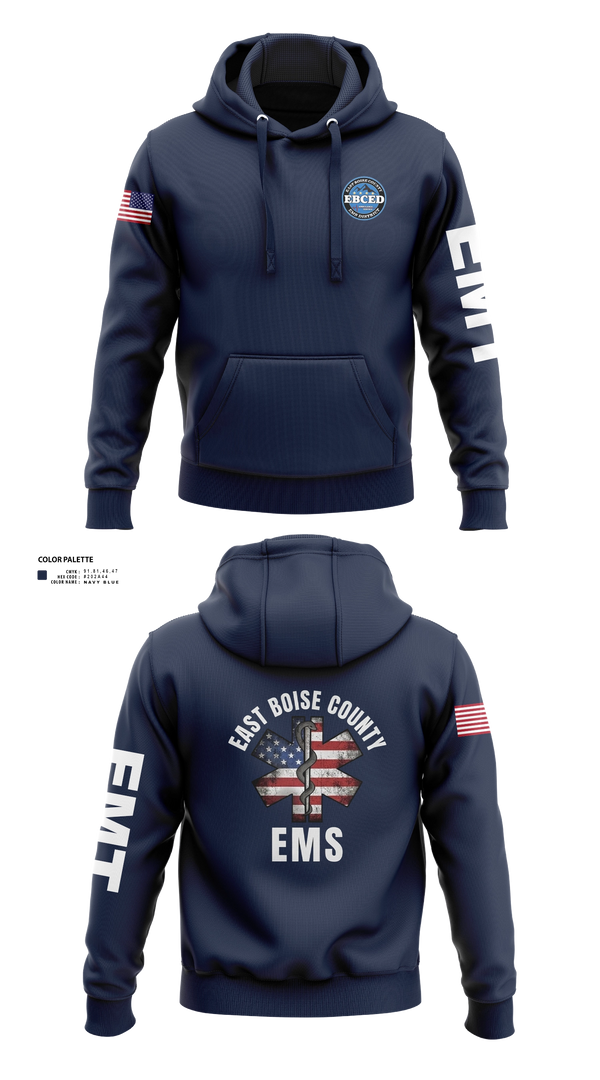 Hoodie, East Boise county EMS, EMS/EMT, Teamtime, Team time, sublimation, custom sports apparel, team uniforms, spirit wear, spiritwear, sports uniforms, custom shirts, team store, custom team store, fundraiser sports, apparel fundraiser