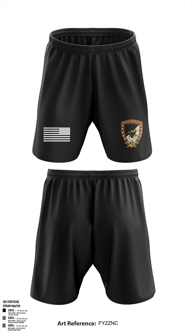 Athletic Shorts With Pockets, Echo Company, 1-227 AB, 1ACB, 1CD, , Teamtime, Team time, sublimation, custom sports apparel, team uniforms, spirit wear, spiritwear, sports uniforms, custom shirts, team store, custom team store, fundraiser sports, apparel fundraiser