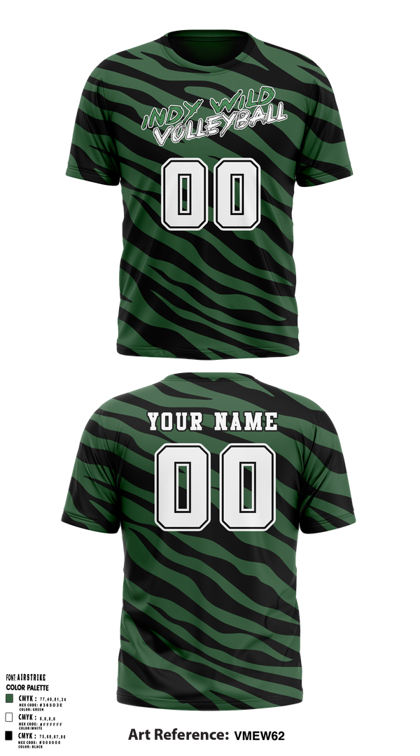 Short Sleeve Performance Shirt, Indy Wild Volleyball, Women's Volleyball, Teamtime, Team time, sublimation, custom sports apparel, team uniforms, spirit wear, spiritwear, sports uniforms, custom shirts, team store, custom team store, fundraiser sports, apparel fundraiser