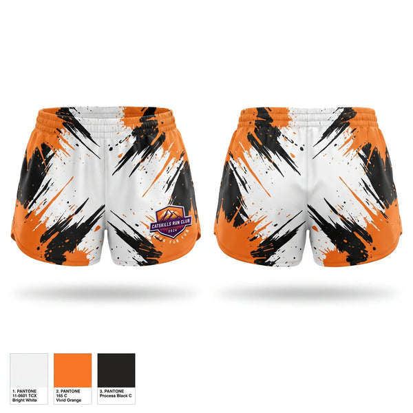 Womens Shorts, Catskills Run Club, Cross Country, Teamtime, Team time, sublimation, custom sports apparel, team uniforms, spirit wear, spiritwear, sports uniforms, custom shirts, team store, custom team store, fundraiser sports, apparel fundraiser