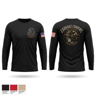 Long Sleeve Performance Shirt, Final Carnage 2-37 AR, Army, Teamtime, Team time, sublimation, custom sports apparel, team uniforms, spirit wear, spiritwear, sports uniforms, custom shirts, team store, custom team store, fundraiser sports, apparel fundraiser