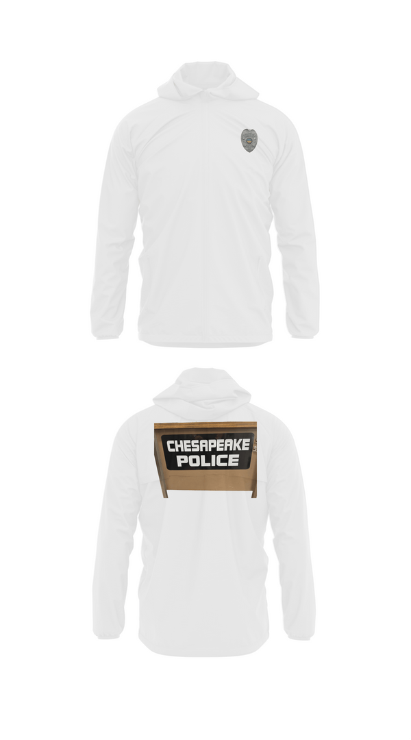 Windbreaker, Chesapeake Police, Police, Teamtime, Team time, sublimation, custom sports apparel, team uniforms, spirit wear, spiritwear, sports uniforms, custom shirts, team store, custom team store, fundraiser sports, apparel fundraiser