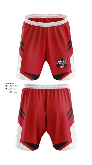 Athletic Shorts With Pockets, Triple Crown Elite, Baseball, Teamtime, Team time, sublimation, custom sports apparel, team uniforms, spirit wear, spiritwear, sports uniforms, custom shirts, team store, custom team store, fundraiser sports, apparel fundraiser