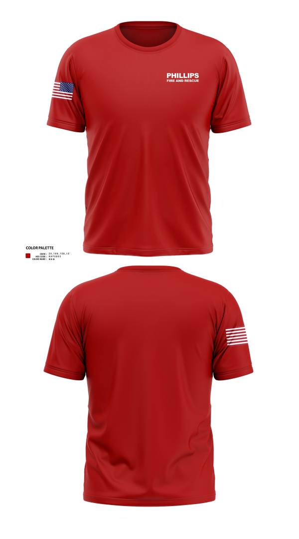 Phillips fire and rescue Old School Cotton Feel Shirt - 21