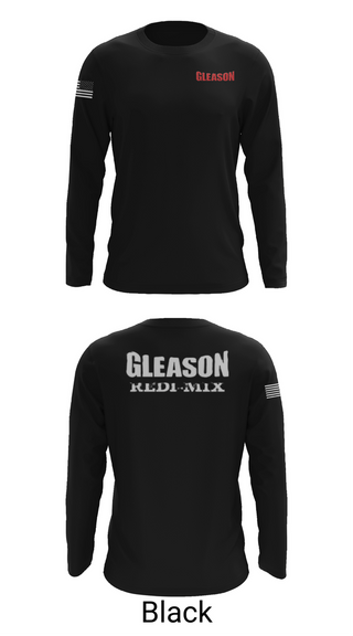 Long Sleeve Performance Shirt, Gleason Redi Mix, , Teamtime, Team time, sublimation, custom sports apparel, team uniforms, spirit wear, spiritwear, sports uniforms, custom shirts, team store, custom team store, fundraiser sports, apparel fundraiser
