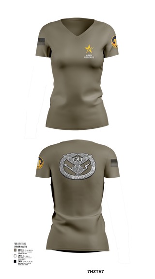 Womens Short Sleeve Vneck Shirt, ARCC, Army, Teamtime, Team time, sublimation, custom sports apparel, team uniforms, spirit wear, spiritwear, sports uniforms, custom shirts, team store, custom team store, fundraiser sports, apparel fundraiser