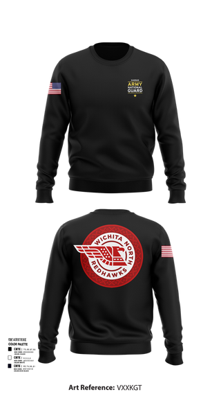 Crew Neck Sweatshirt, Wichita North Redhawks NG, , Teamtime, Team time, sublimation, custom sports apparel, team uniforms, spirit wear, spiritwear, sports uniforms, custom shirts, team store, custom team store, fundraiser sports, apparel fundraiser