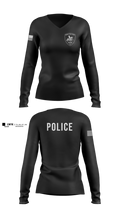 NIPAS 69990032 Women's Long Sleeve V-neck Shirt - 1