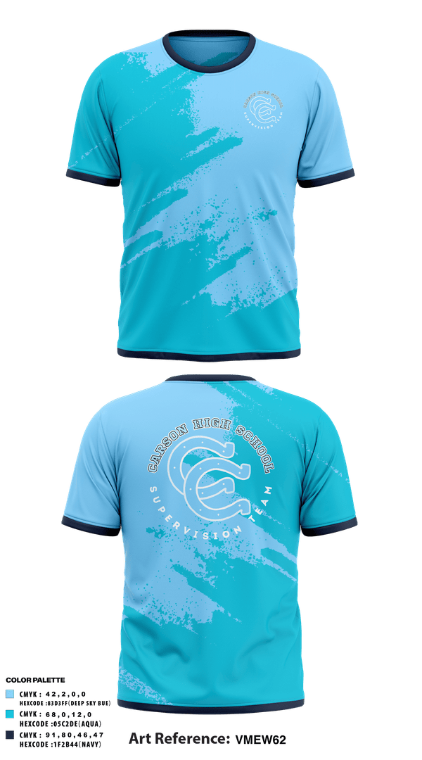 Short Sleeve Performance Shirt, Carson High School, Swimming, Teamtime, Team time, sublimation, custom sports apparel, team uniforms, spirit wear, spiritwear, sports uniforms, custom shirts, team store, custom team store, fundraiser sports, apparel fundraiser