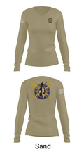 A Company 68th DSSB 4ID 10544228 Women's Long Sleeve V-neck Shirt - 97