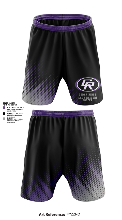 Athletic Shorts With Pockets, Cedar Ridge Lady Raiders Soccer, Women's Soccer, Teamtime, Team time, sublimation, custom sports apparel, team uniforms, spirit wear, spiritwear, sports uniforms, custom shirts, team store, custom team store, fundraiser sports, apparel fundraiser