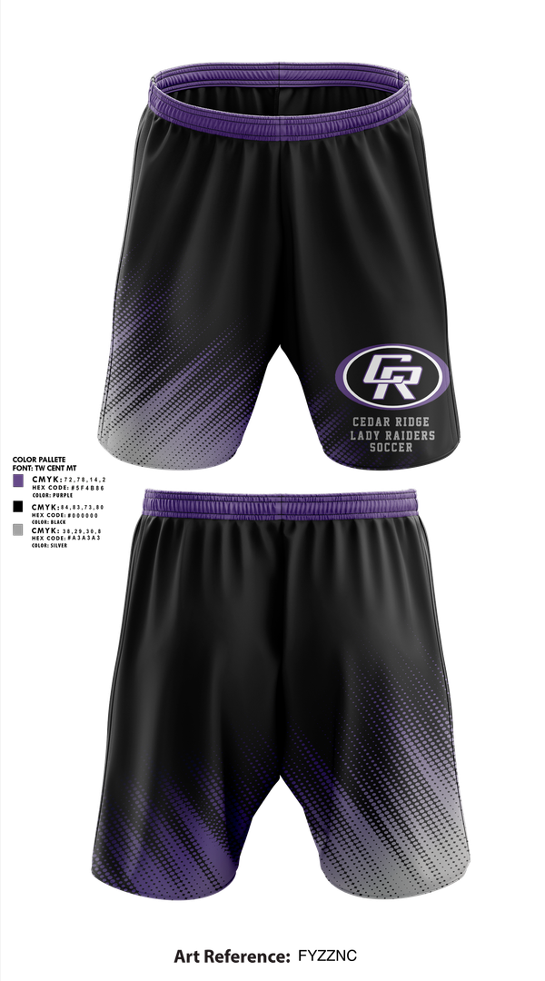 Athletic Shorts With Pockets, Cedar Ridge Lady Raiders Soccer, Women's Soccer, Teamtime, Team time, sublimation, custom sports apparel, team uniforms, spirit wear, spiritwear, sports uniforms, custom shirts, team store, custom team store, fundraiser sports, apparel fundraiser
