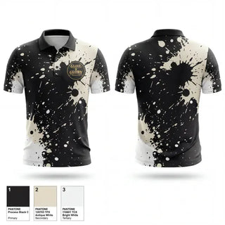 Short Sleeve Performance Polo, Glove & Glory, Bowling, Teamtime, Team time, sublimation, custom sports apparel, team uniforms, spirit wear, spiritwear, sports uniforms, custom shirts, team store, custom team store, fundraiser sports, apparel fundraiser