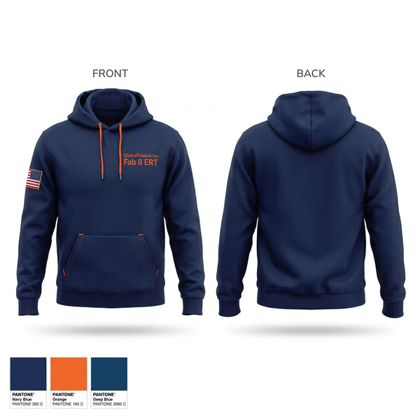 Hoodie, GlobalFoundries Fab 8 ERT, Fire Department, Teamtime, Team time, sublimation, custom sports apparel, team uniforms, spirit wear, spiritwear, sports uniforms, custom shirts, team store, custom team store, fundraiser sports, apparel fundraiser