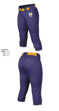 Hampton Hornets 52887171 Softball Pants - 2