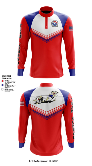 Quarter Zip Jacket, Conrad’s Martial Arts Center, , Teamtime, Team time, sublimation, custom sports apparel, team uniforms, spirit wear, spiritwear, sports uniforms, custom shirts, team store, custom team store, fundraiser sports, apparel fundraiser