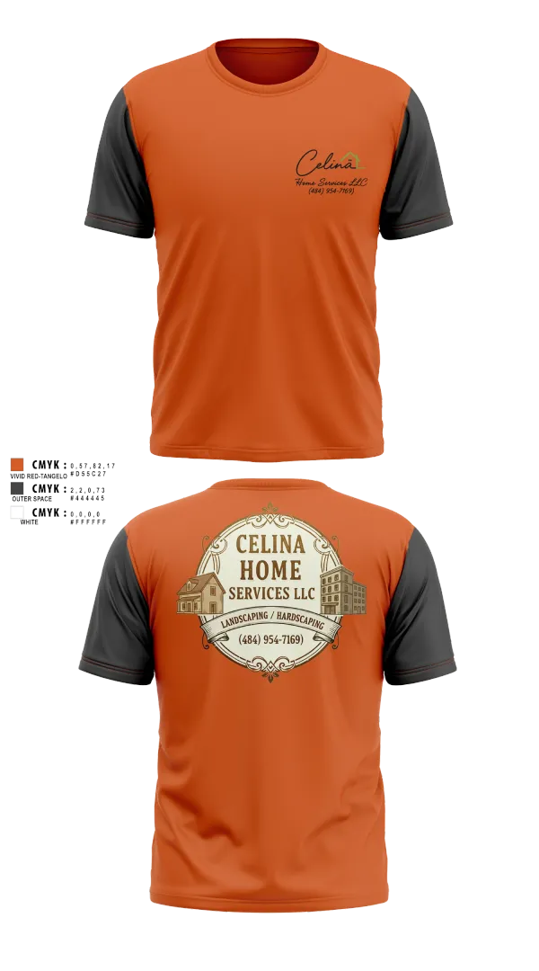 Old School Cotton Feel Shirt, Celina Home Services LLC, Men's Soccer, Teamtime, Team time, sublimation, custom sports apparel, team uniforms, spirit wear, spiritwear, sports uniforms, custom shirts, team store, custom team store, fundraiser sports, apparel fundraiser