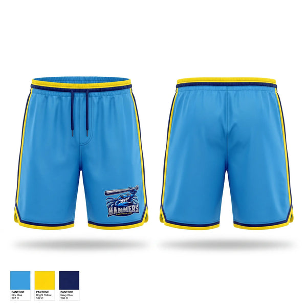 Athletic Shorts With Pockets, Annapolis Area Hammers, Baseball, Teamtime, Team time, sublimation, custom sports apparel, team uniforms, spirit wear, spiritwear, sports uniforms, custom shirts, team store, custom team store, fundraiser sports, apparel fundraiser