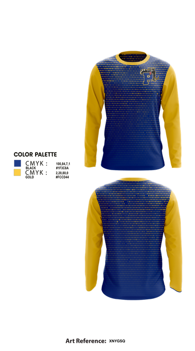 Palatka Wrestling 44034105 Long Sleeve Performance Shirt 1