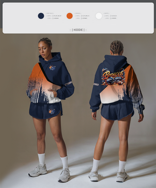 Hoodie, Lady Broncos, Cheer, Teamtime, Team time, sublimation, custom sports apparel, team uniforms, spirit wear, spiritwear, sports uniforms, custom shirts, team store, custom team store, fundraiser sports, apparel fundraiser