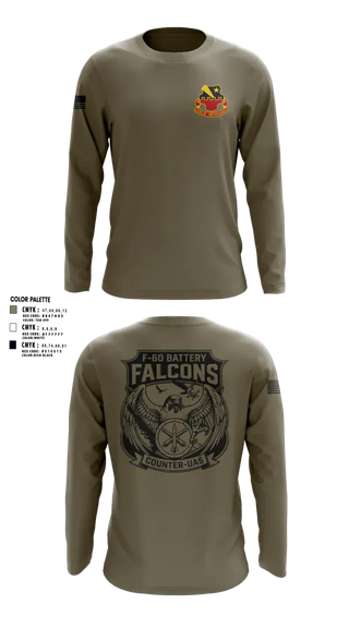 Long Sleeve Performance Shirt, F-60th ADA, Army, Teamtime, Team time, sublimation, custom sports apparel, team uniforms, spirit wear, spiritwear, sports uniforms, custom shirts, team store, custom team store, fundraiser sports, apparel fundraiser