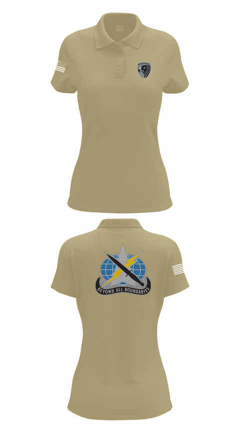 Womens Short Sleeve Performance Polo, 743rd MI BN, , Teamtime, Team time, sublimation, custom sports apparel, team uniforms, spirit wear, spiritwear, sports uniforms, custom shirts, team store, custom team store, fundraiser sports, apparel fundraiser