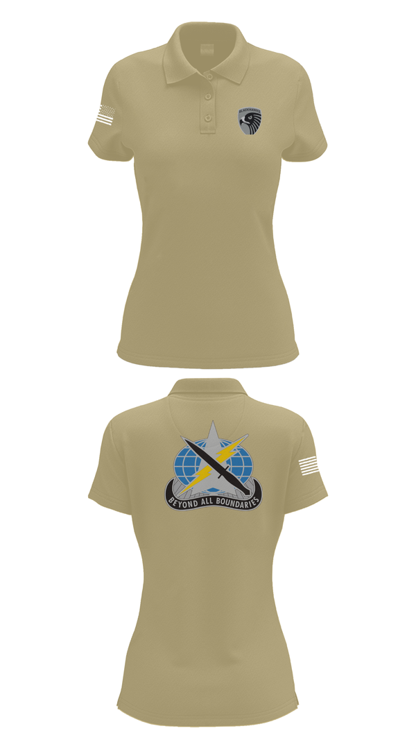 Womens Short Sleeve Performance Polo, 743rd MI BN, , Teamtime, Team time, sublimation, custom sports apparel, team uniforms, spirit wear, spiritwear, sports uniforms, custom shirts, team store, custom team store, fundraiser sports, apparel fundraiser