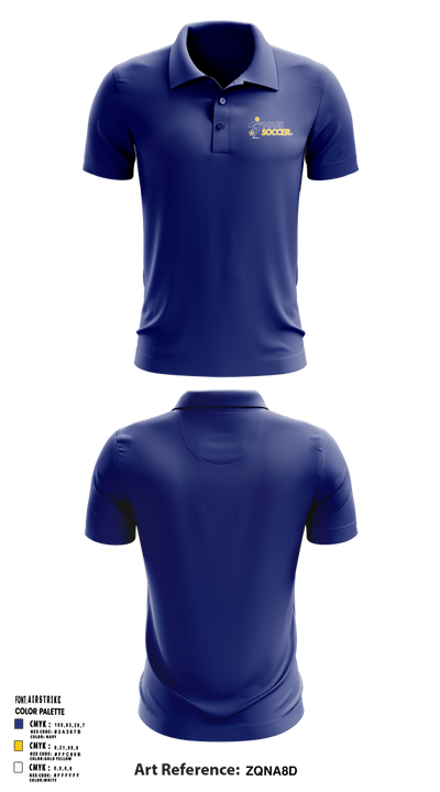 Mass Soccer 86060847 Short Sleeve Performance Polo - 2