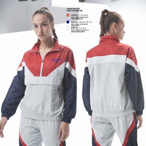 Windbreaker, Frontier Red Hawks, Women's Volleyball, Teamtime, Team time, sublimation, custom sports apparel, team uniforms, spirit wear, spiritwear, sports uniforms, custom shirts, team store, custom team store, fundraiser sports, apparel fundraiser