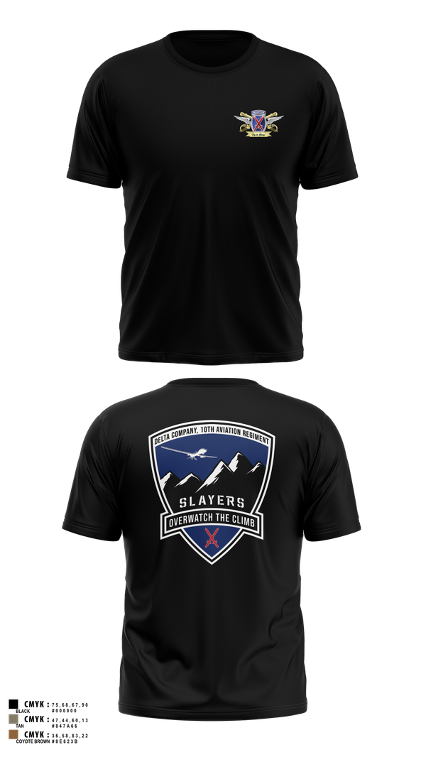 Short Sleeve Performance Shirt, 2-10 AHB Knighthawks, Army, Teamtime, Team time, sublimation, custom sports apparel, team uniforms, spirit wear, spiritwear, sports uniforms, custom shirts, team store, custom team store, fundraiser sports, apparel fundraiser