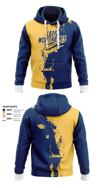 Lady wolverines 18978439 Hoodie - 1