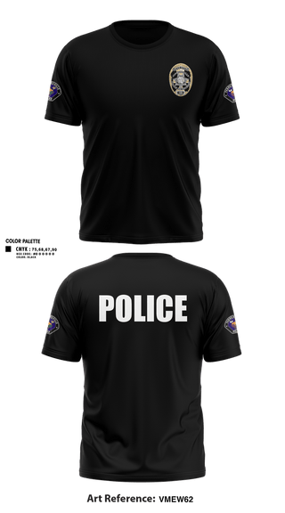 Short Sleeve Performance Shirt, Farmersville Police, Police, Teamtime, Team time, sublimation, custom sports apparel, team uniforms, spirit wear, spiritwear, sports uniforms, custom shirts, team store, custom team store, fundraiser sports, apparel fundraiser
