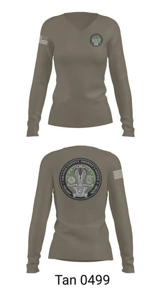 Womens Long Sleeve Vneck Shirt, Felony, Police, Teamtime, Team time, sublimation, custom sports apparel, team uniforms, spirit wear, spiritwear, sports uniforms, custom shirts, team store, custom team store, fundraiser sports, apparel fundraiser